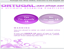 Tablet Screenshot of portugal-sex-shop.com